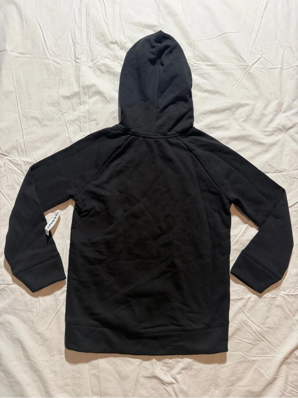 Old Navy Girls Graphic Hoodie Regular Fit Black Size L (10-12)